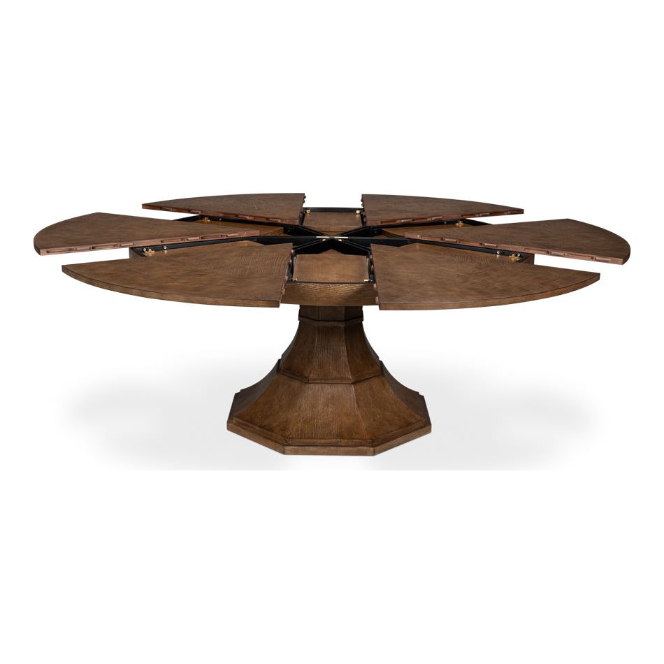 Giselle Round Jupe Extension Dining Table