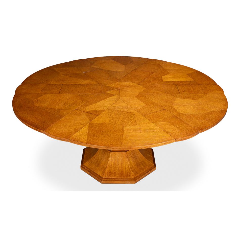 Giselle Round Jupe Extension Dining Table