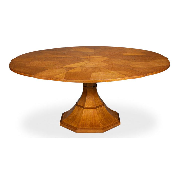 Giselle Round Jupe Extension Dining Table