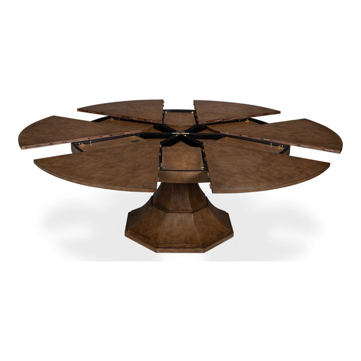 Giselle Round Jupe Extension Dining Table