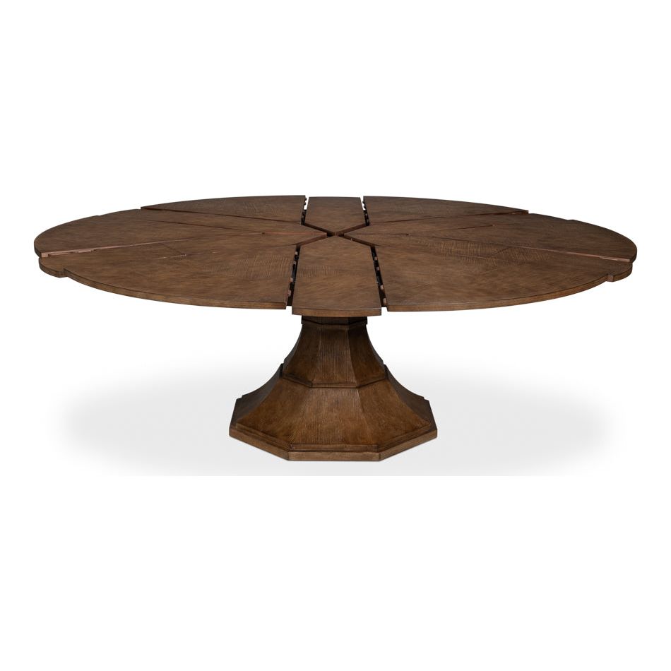 Giselle Round Jupe Extension Dining Table