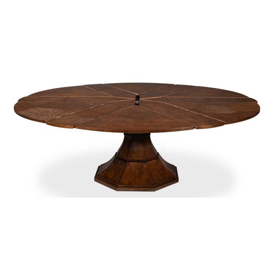 Giselle Round Jupe Extension Dining Table