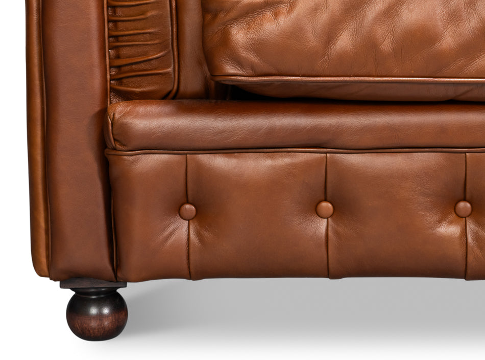 Savile Leather Sofa
