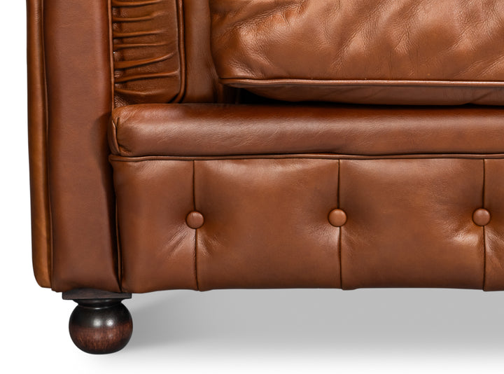 Savile Leather Sofa