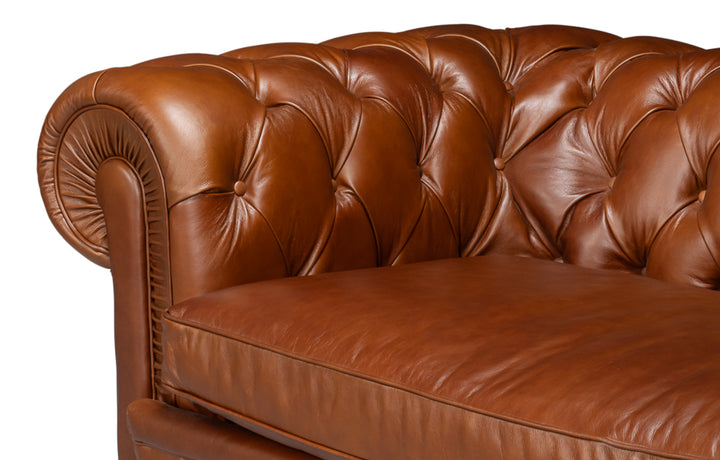 Savile Leather Sofa