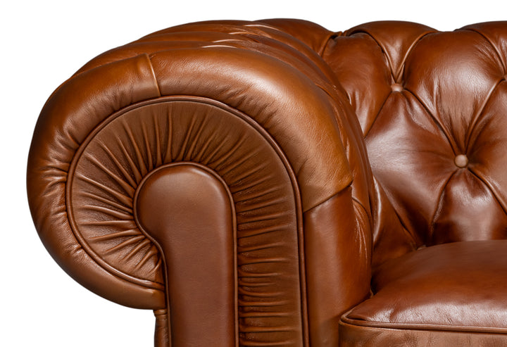 Savile Leather Sofa