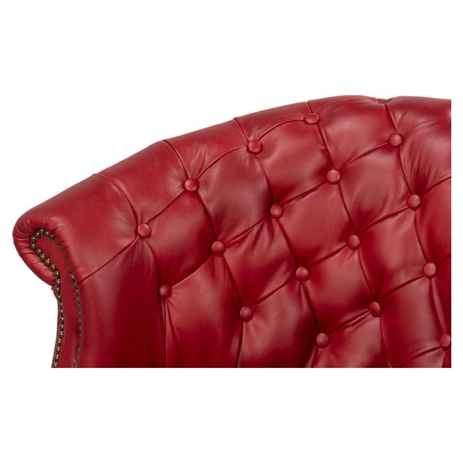 Bastian Armchair New Rouge Leather