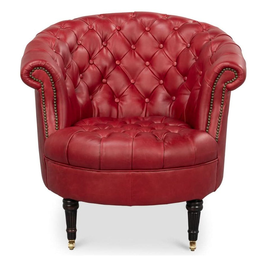 Lounge Chairs Bastian Armchair New Rouge Leather