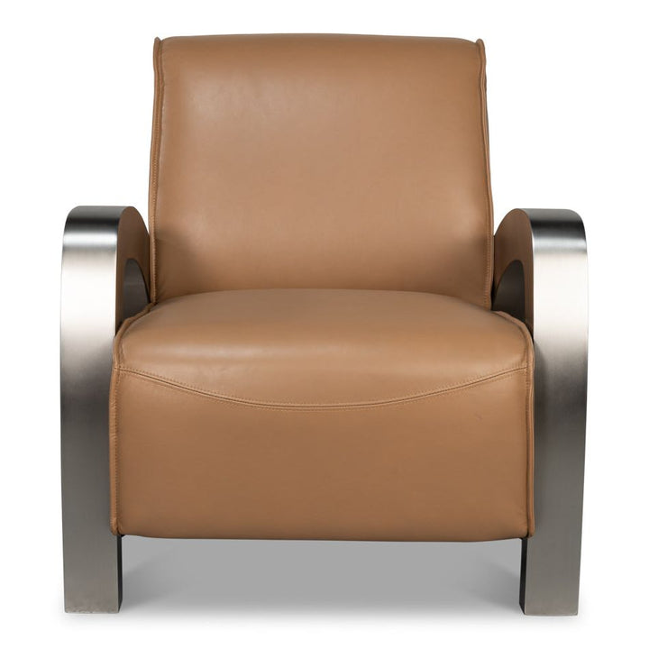 Carlisle Armchair Leather Onyx Black
