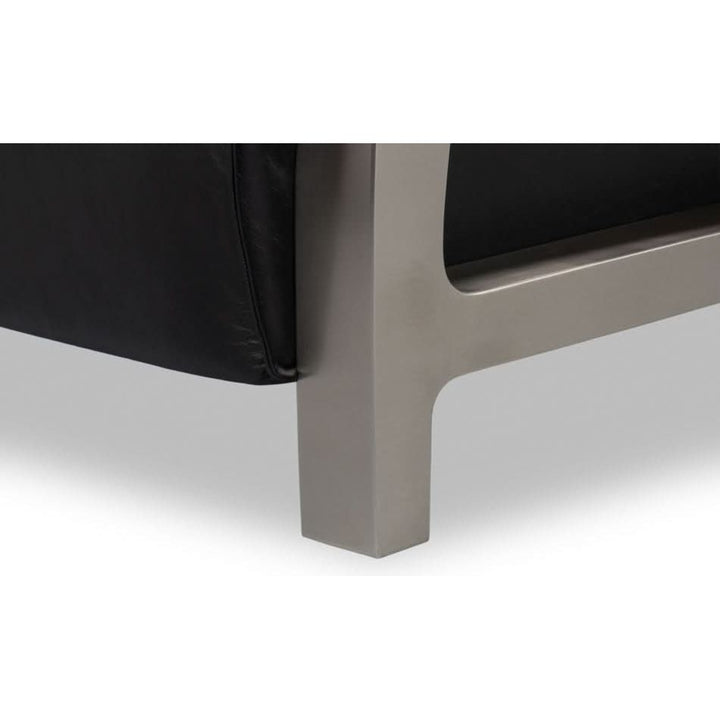 Carlisle Armchair Leather Onyx Black