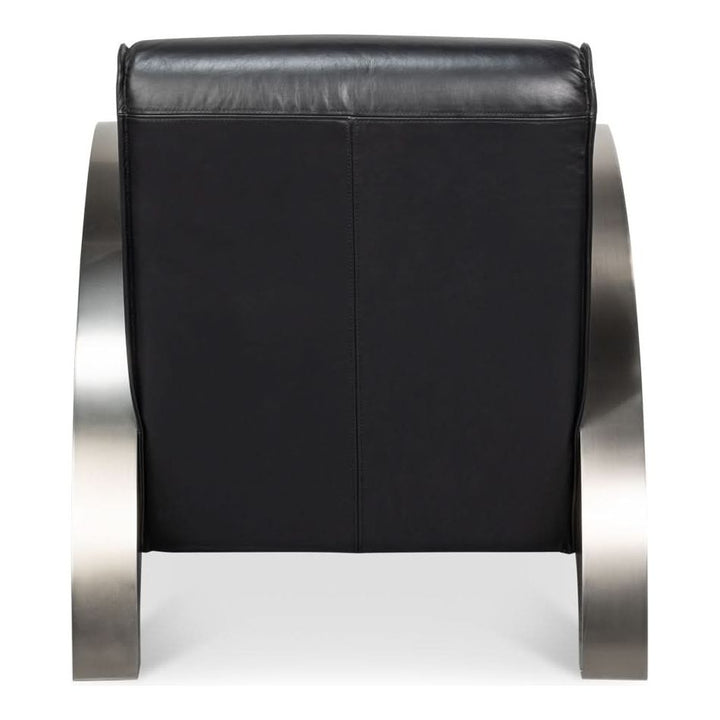 Carlisle Armchair Leather Onyx Black