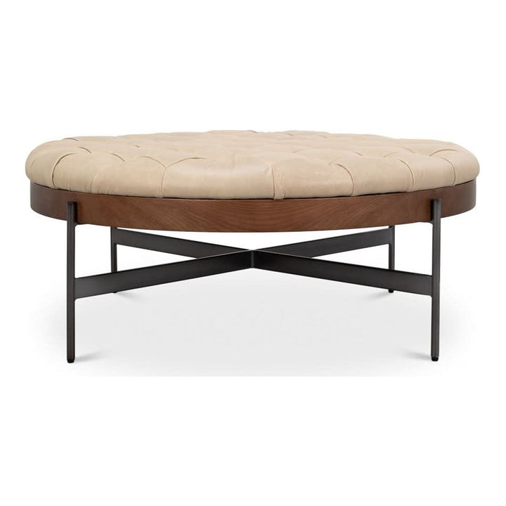 Stools & Ottomans Corbet Cocktail Ottoman Cappucino White