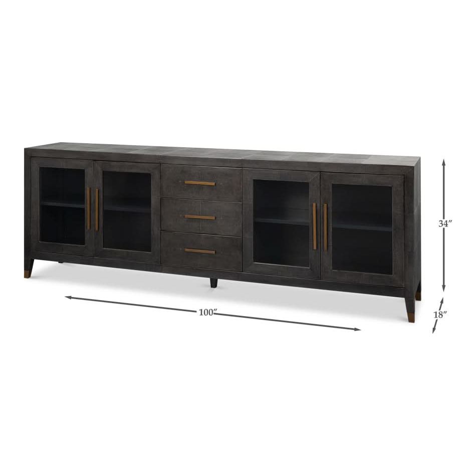 Desmond Sideboard Shagreen Antique Grey