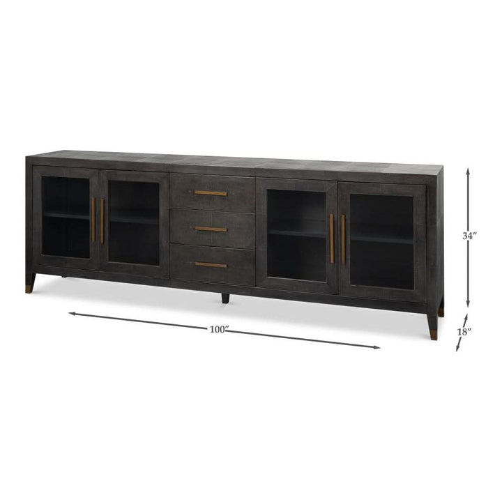 Desmond Sideboard Shagreen Antique Grey