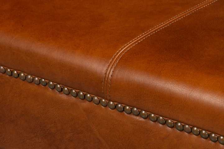Streetman Cocktail Ottoman, Havana Brown - product view 9