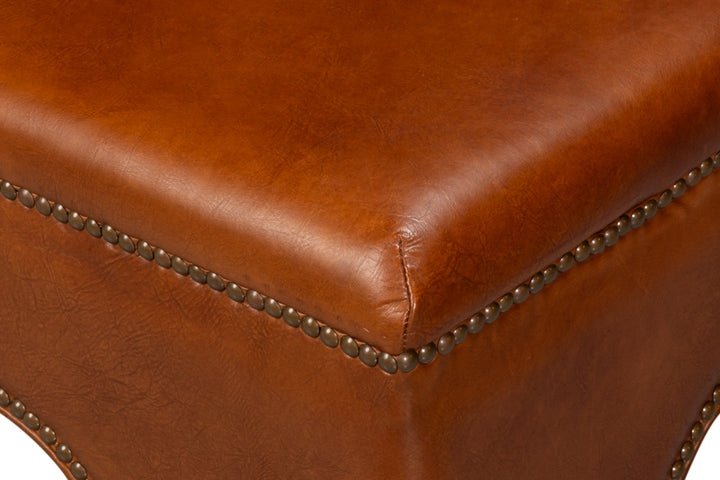 Streetman Cocktail Ottoman, Havana Brown - product view 12