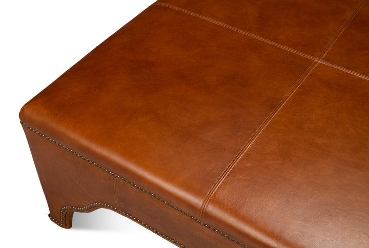 Streetman Cocktail Ottoman, Havana Brown - product view 4