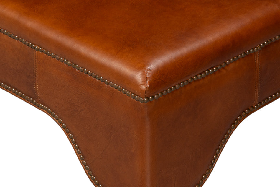 Streetman Cocktail Ottoman, Havana Brown - product view 5