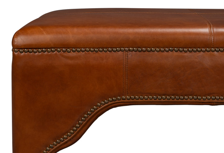Streetman Cocktail Ottoman, Havana Brown - product view 6
