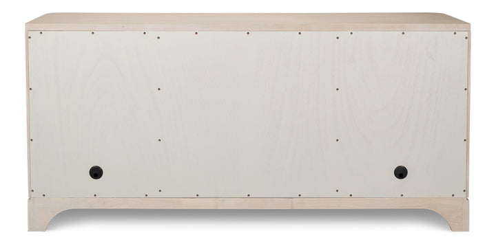 Topsail Credenza - Bleached Oak Finish, Pewter - product view 9