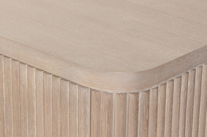 Topsail Credenza - Bleached Oak Finish, Pewter - product view 11