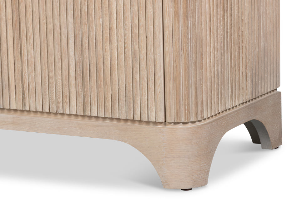 Topsail Credenza - Bleached Oak Finish, Pewter - product view 12