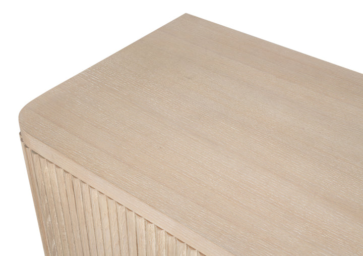 Topsail Credenza - Bleached Oak Finish, Pewter - product view 5