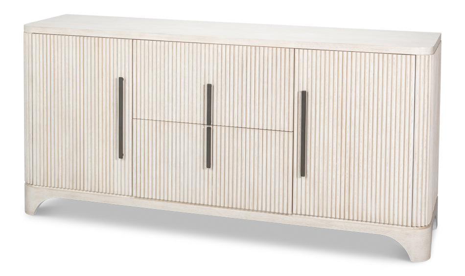 Topsail Credenza – Working White Finish