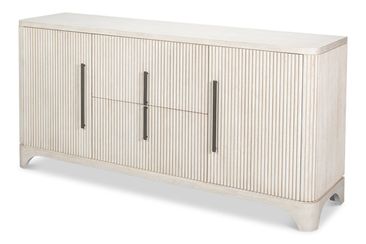 Topsail Credenza - Working White Finish - product view 25