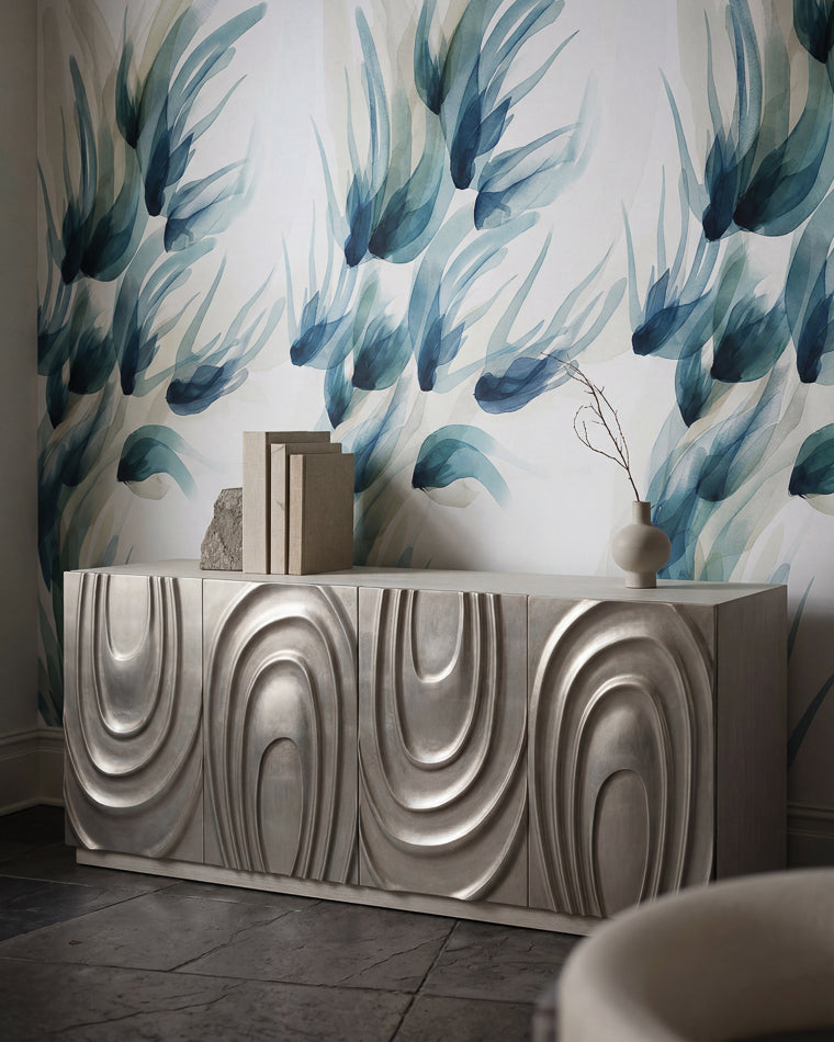 Capriole Credenza - Working White Finish - product view 2