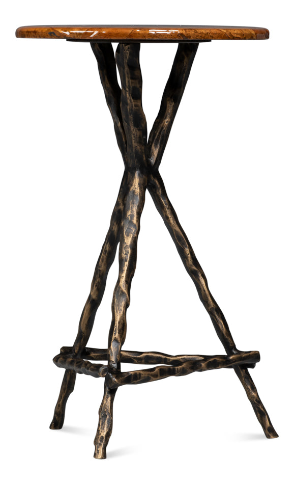 Planter's Table - Aged Brass - product view 18