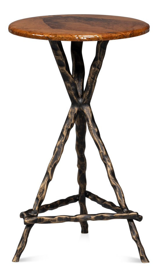 Planter's Table - Aged Brass - product view 12