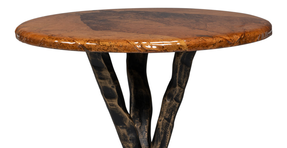 Planter's Table - Aged Brass - product view 13