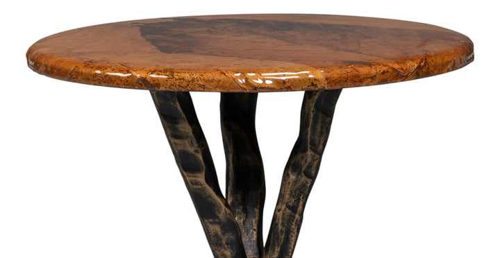 Planter's Table - Aged Brass - product view 13