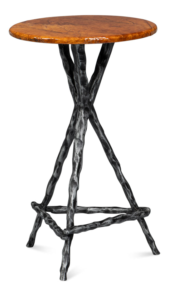 Planter's Table – Antique Pewter