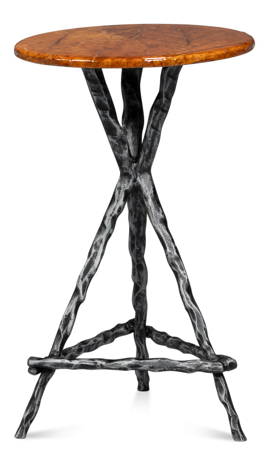 Planter's Table - Antique Pewter - product view 2