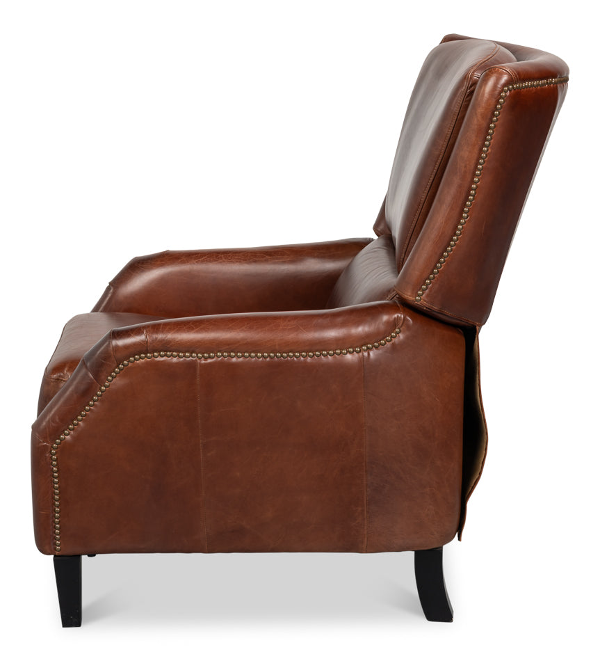 Ashford Leather Recliner - product view 4