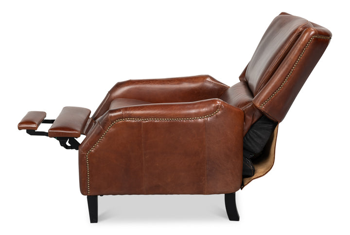 Ashford Leather Recliner - product view 5