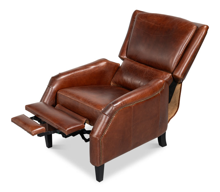 Ashford Leather Recliner - product view 6