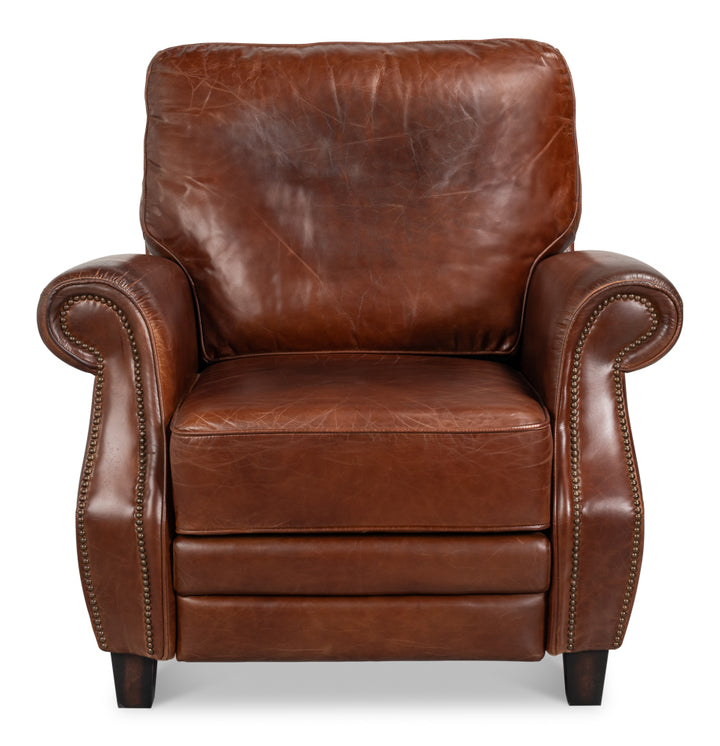 Roosevelt Leather Recliner - product view 2