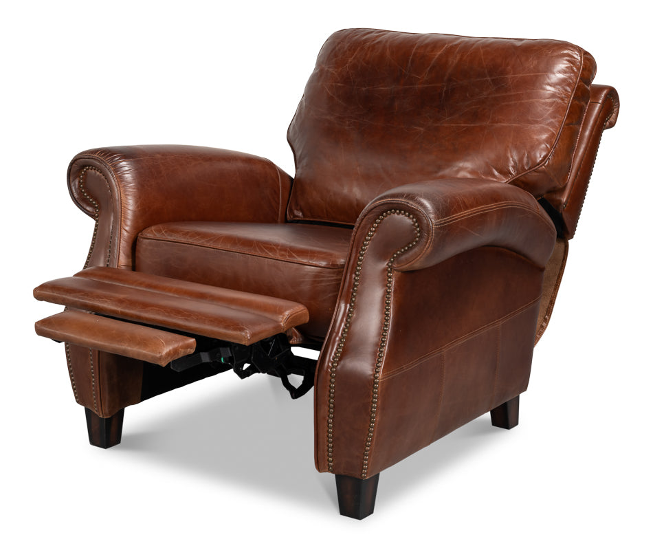 Roosevelt Leather Recliner - product view 3