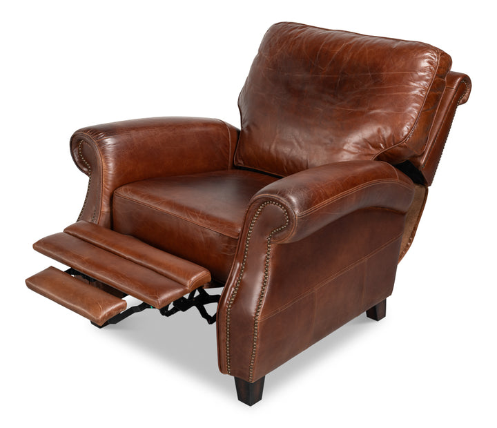 Roosevelt Leather Recliner - product view 6