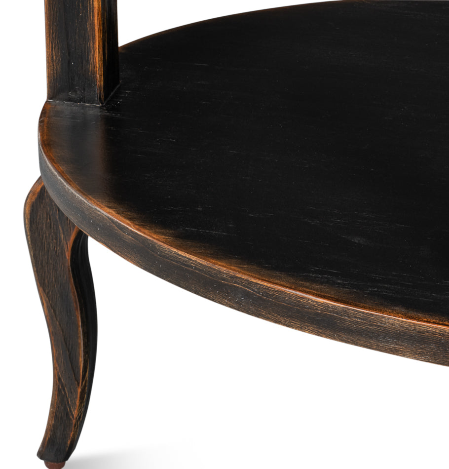 Golden Rim Side Table