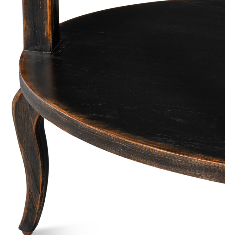 Golden Rim Side Table