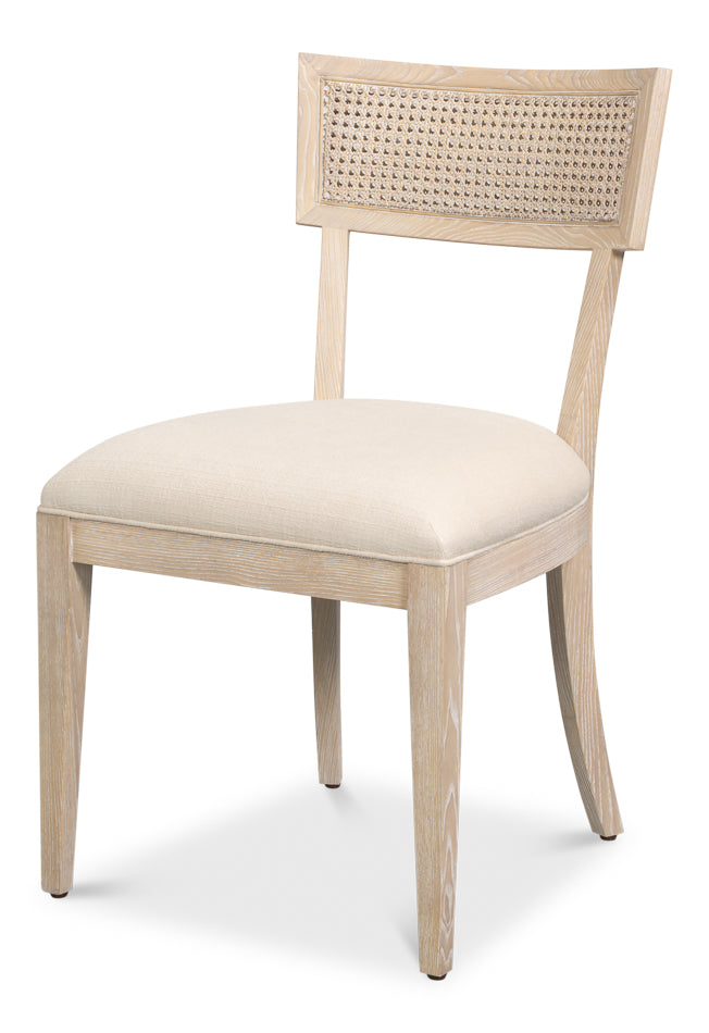 Ridge Chair – Bleached Oak, Cream