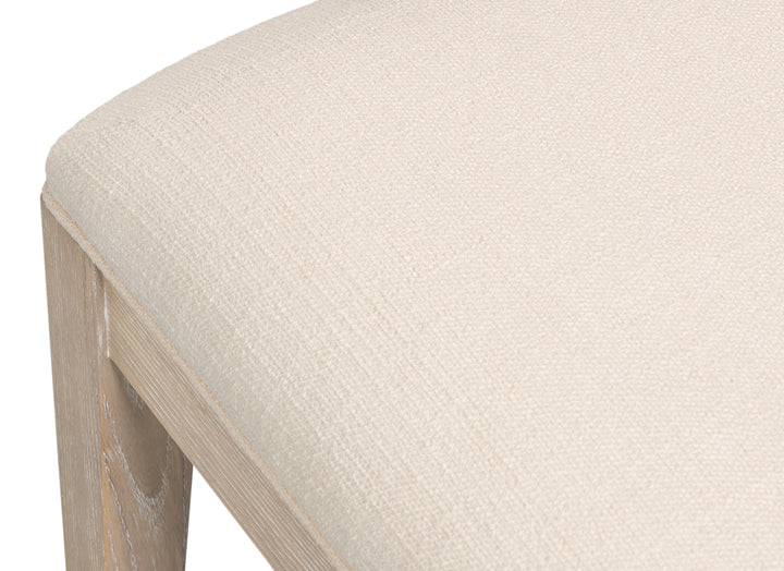 Ridge Chair - Bleached Oak, Cream - product view 10