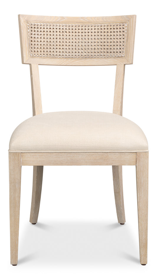 Ridge Chair - Bleached Oak, Cream - product view 2