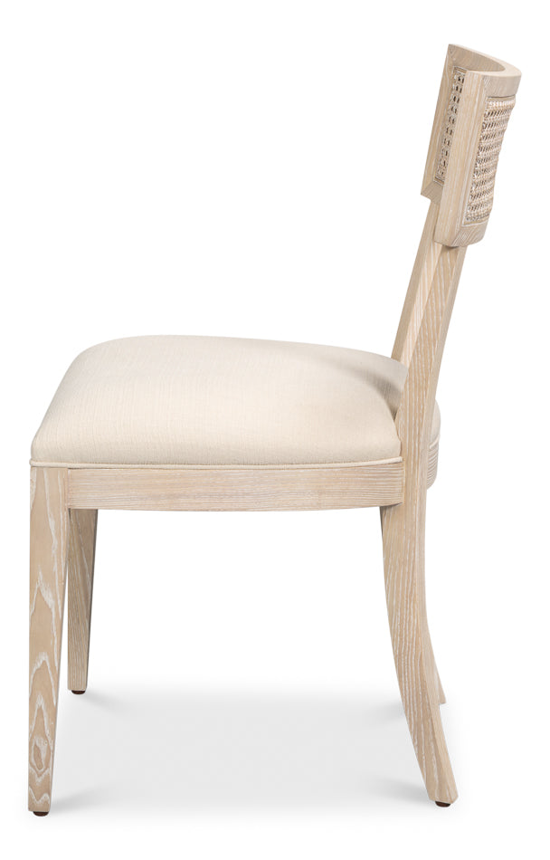 Ridge Chair - Bleached Oak, Cream - product view 3