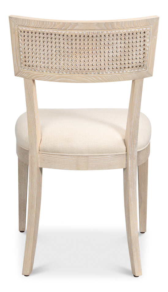 Ridge Chair - Bleached Oak, Cream - product view 4