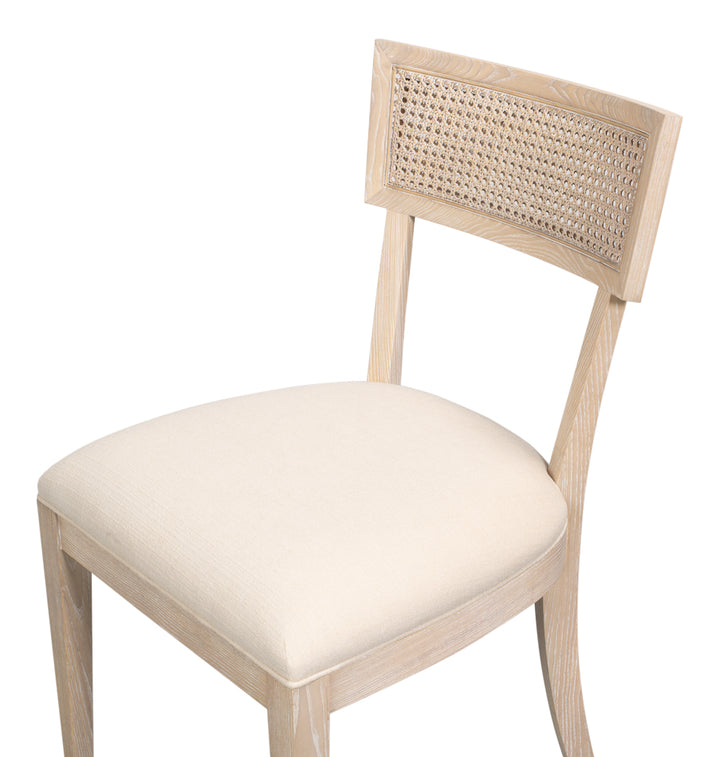 Ridge Chair - Bleached Oak, Cream - product view 6